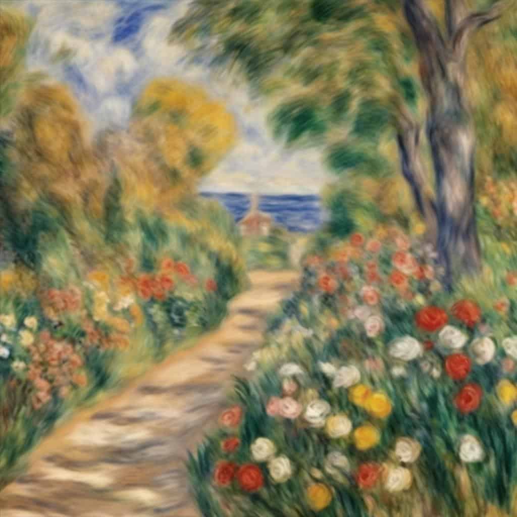 Λάδι σε καμβά με τοπίου, εμπνευσμένο από τους μεγάλους δασκάλους της εικαστικής τέχνης, με ζωντανά χρώματα και εκφραστικές πινελιές, ιδανικό για λάτρεις της τέχνης και συλλέκτες.